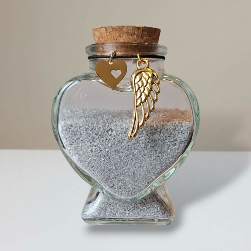 Gedenkflasche - Herz