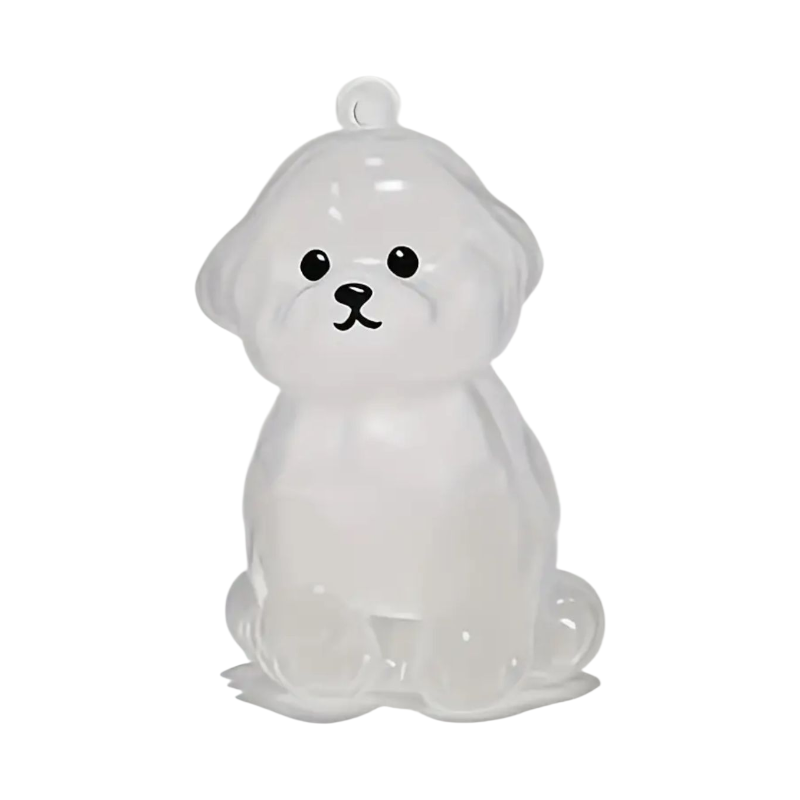 Gedenksleutelhanger Hond – Voor plukje vacht of een kleine hoeveelheid as - Aandenken Huisdier - Herinneringssleutelhanger Hond – Gedenkhanger Hond – Stevig Kunststof – Voor Vacht, As of Aandenken Hond
