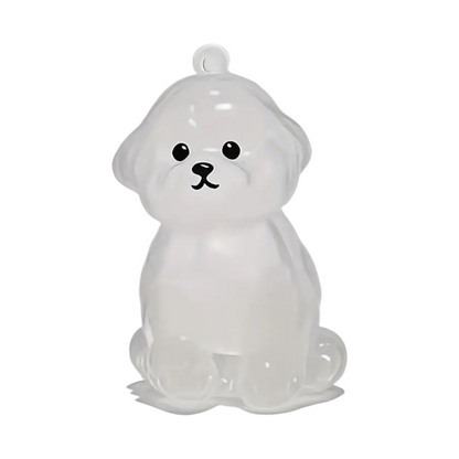 Gedenksleutelhanger Hond – Voor plukje vacht of een kleine hoeveelheid as - Aandenken Huisdier - Herinneringssleutelhanger Hond – Gedenkhanger Hond – Stevig Kunststof – Voor Vacht, As of Aandenken Hond
