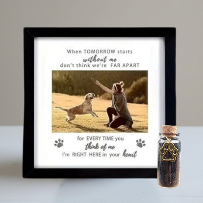 Fotorahmen zum Gedenken an Haustiere