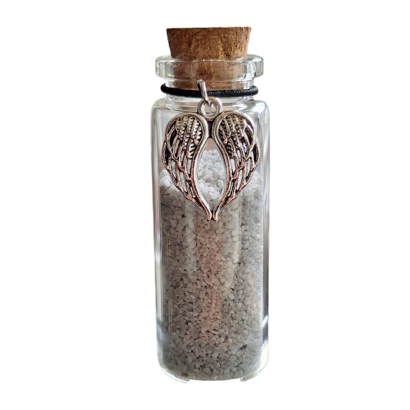 Bewaar as, haar of snorharen van je huisdier in dit memorial flesje