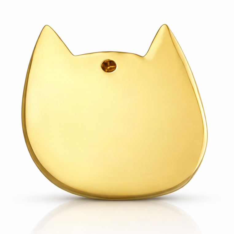 Memorial Flesje - Hanger met naam Kat