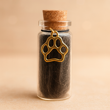 Urne für Katze - Schlafendes Kätzchen - Schwarz