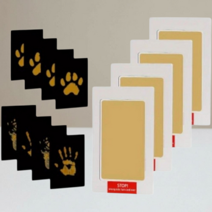 Inktloze poot- of neusafdruk printkit - Goud